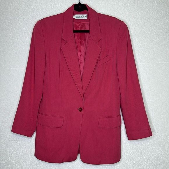 Diane Von Furstenberg Vintage Blazer Jacket Pink 8 - Picture 1 of 4